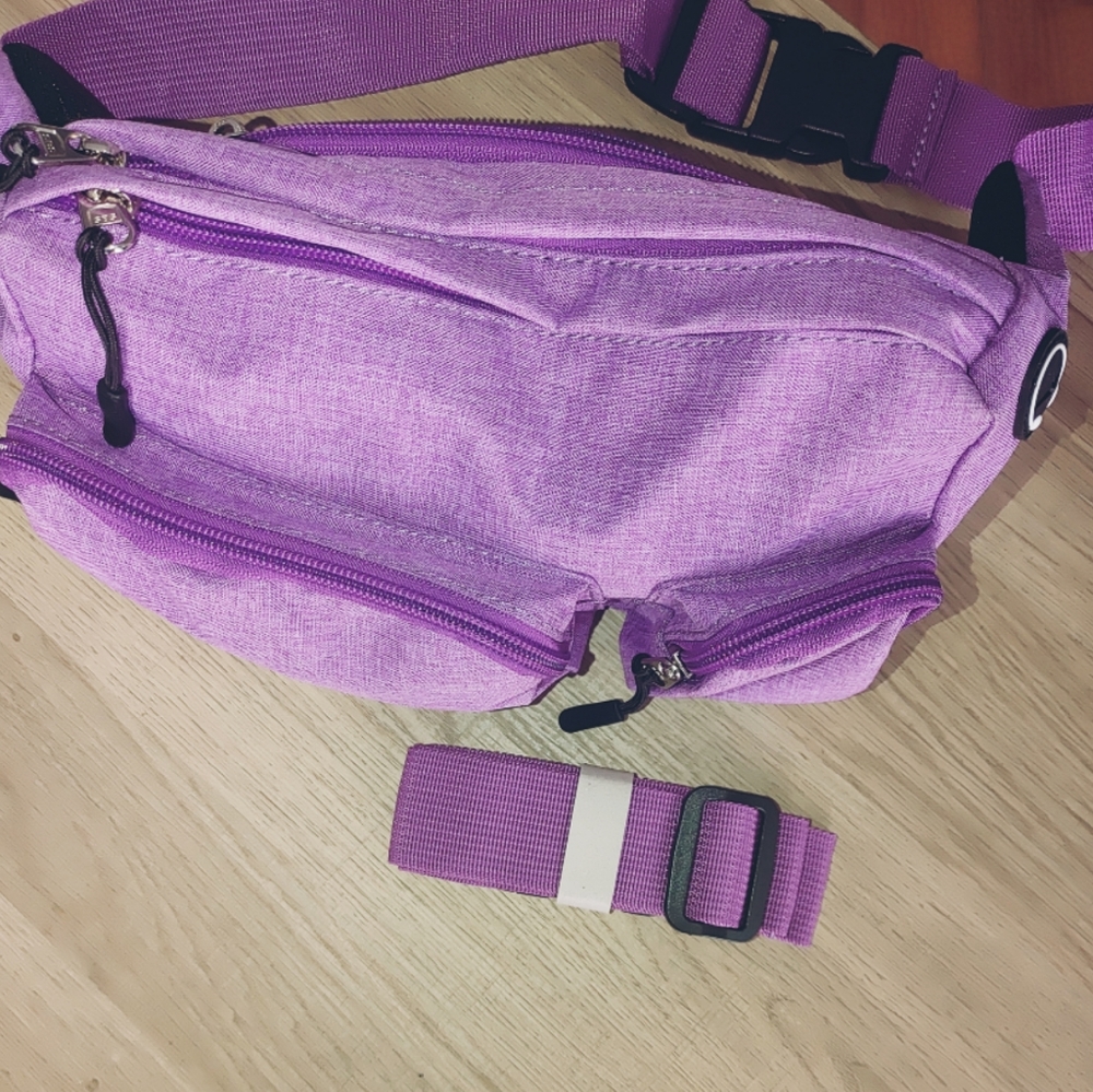 Purple fanny pack
